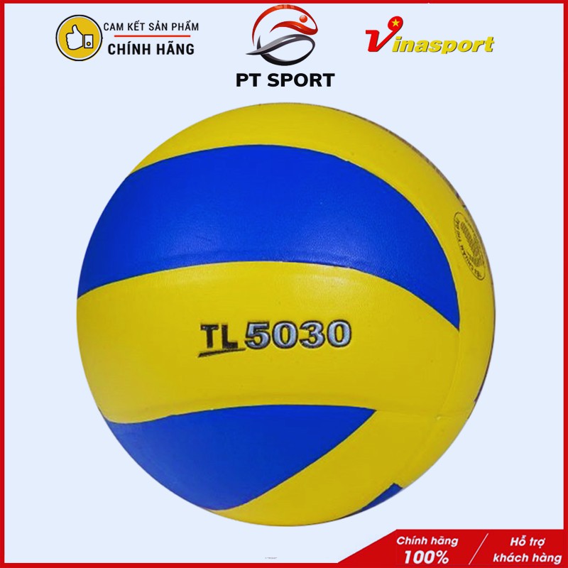 Bóng Chuyền Thăng Long da PVC 5030,5020 tặng bơm tay mini+ túi lưới đựng bóng + kim bơm tiêu chuẩn CHÍNH HÃNG