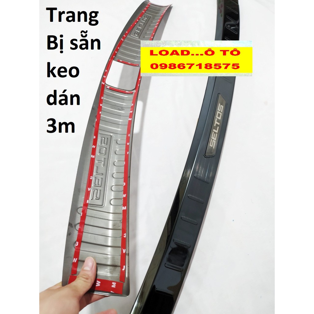 Chống Trầy Cốp KIA Seltos Bên Trong Titan Cao Cấp, Mặt Gương Bóng