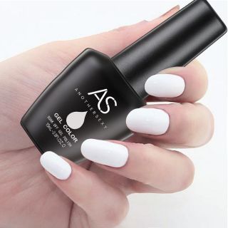Sơn gel AS chính hãng màu trắng sữa 15ml