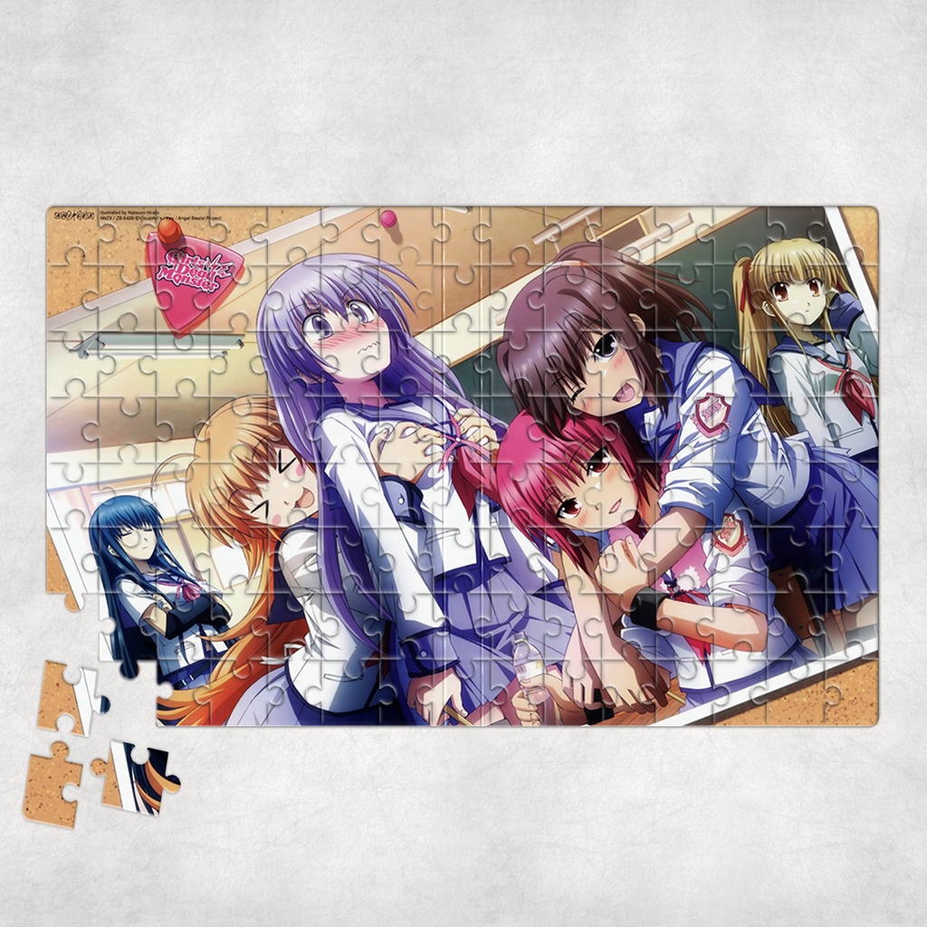 Tranh ghép hình ANGEL BEATS - Mẫu 2 - Nhận in theo yêu cầu