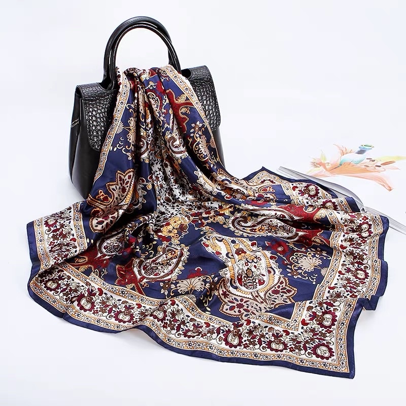 Khăn bandana cột áo yếm turban cột tóc đa năng size 90cm - Maben