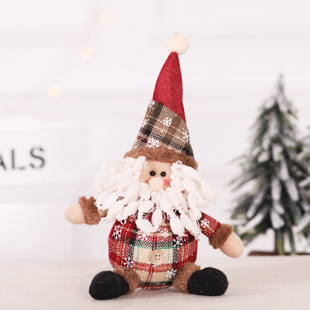 Búp bê treo trang trí cây thông giáng sinh độc đáo