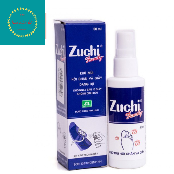 Xịt giày Zuchi Family - Khử mùi hôi chân
