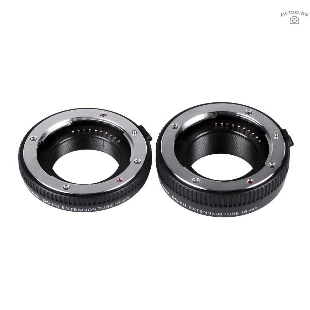 ღ  Viltrox DG-FU Auto Focus AF Extension Tube Ring 10mm 16mm Set Metal Mount for Fujifilm X Mount Macro Lens