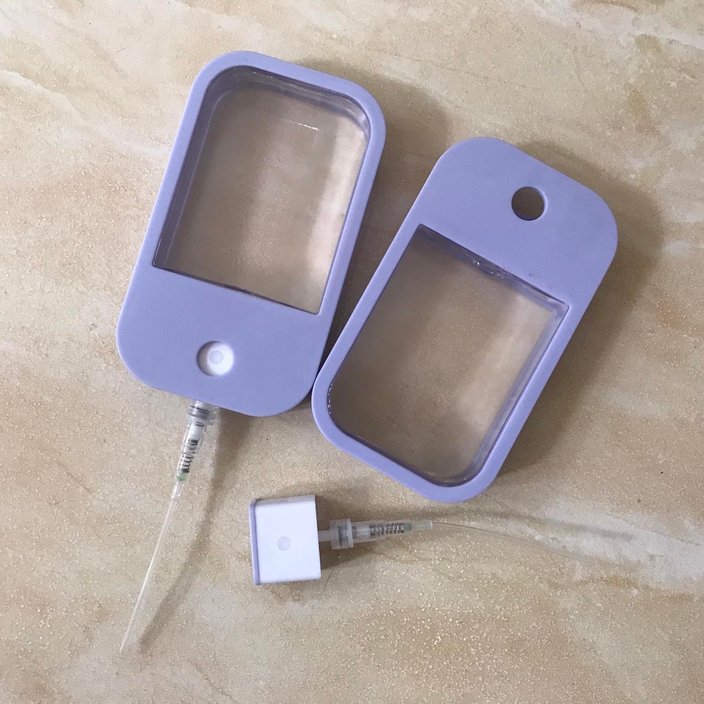 Phôi bình rửa tay 40mm màu tím nhẹ