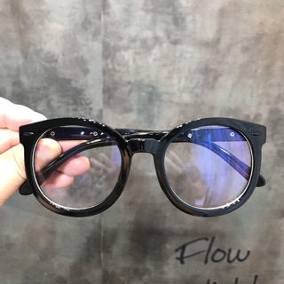 Kính Korean Casual Anti-blue Light glasses pc frames Round Cat Eye eyewear Women & Men