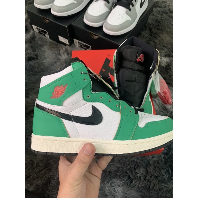 [Giày thể thao] Giày thể thao nam nữGiày Air Jordan 1 Retro High OG – Lucky Green