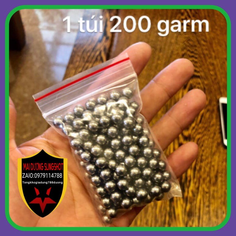 1 túi bi nhám 200 gram 6,35li-8li đồng giá