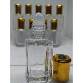 Set 5pcs/12ml chai lọ chiết tinh dầu nước hoa bi lăn