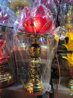 Đèn thờ hoa sen cỡ trung