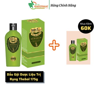Dầu gội dược liệu sạch giảm rụng tóc,kích thích mọc tócThebol 175g(Combo 2 chai)