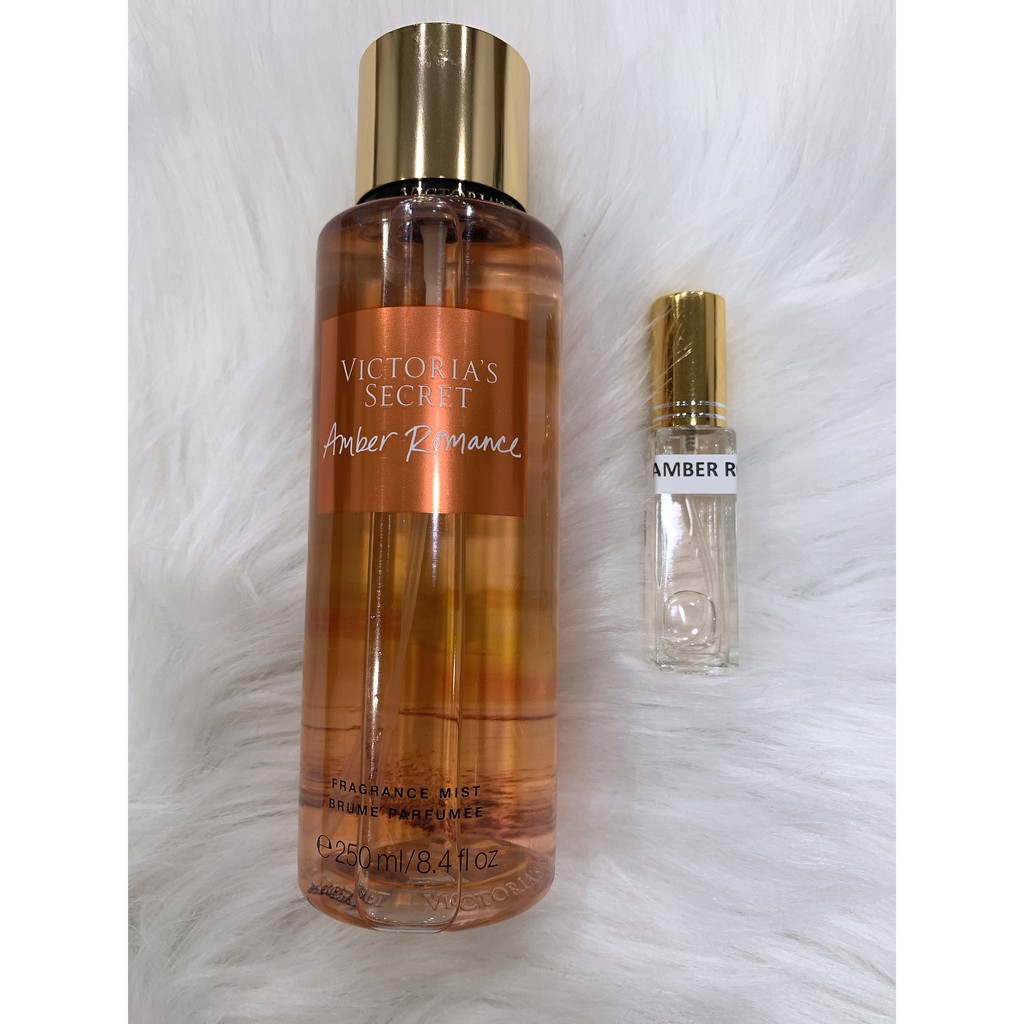 [ 10ML] [VIC - BST TRUYỀN THỐNG] Xịt Thơm Nước Hoa Toàn Thân Victoria’s Secret Amber Romance