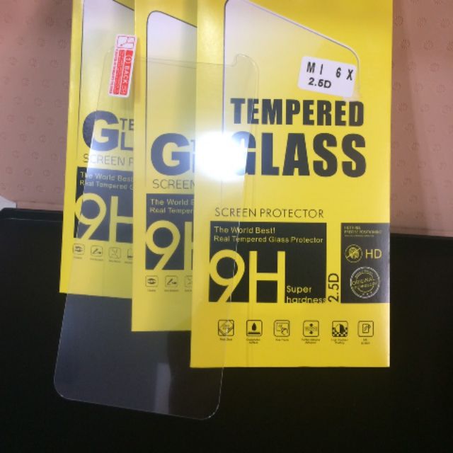 Bộ 3 kính cường lực cao cấp cho Xiaomi Mi6X
