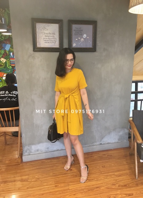 Váy thắt nơ eo loại đẹp | BigBuy360 - bigbuy360.vn