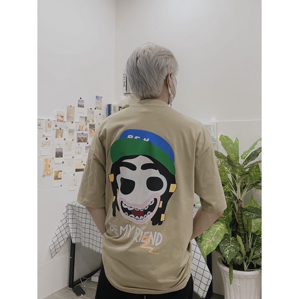 ÁO THUN TAY LỠ COTTON BE MY FRIEND FORM UNISEX NAM NỮ (kèm ảnh thật)