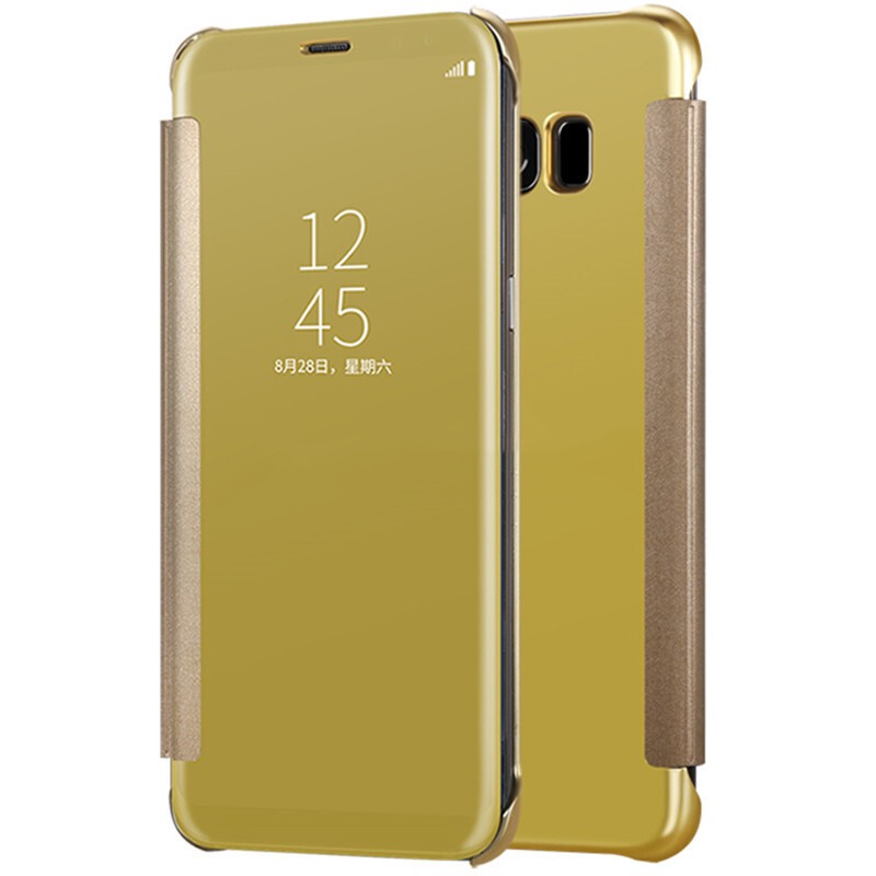 Ốp Lưng Nắp Gập Tráng Gương Cao Cấp Cho Samsung Note 8 Case Samsung Galaxy Note 4 Note 5