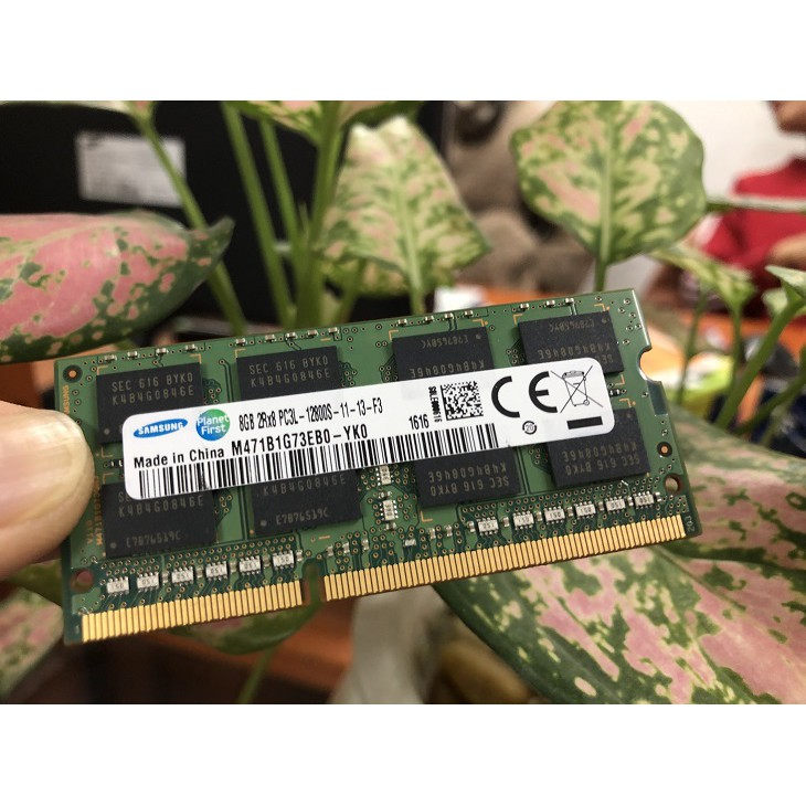 Ram Laptop 8GB DDR3L 1600MHz Hynix Samsung PC3L-12800 1.35V - Bảo hành 36 tháng