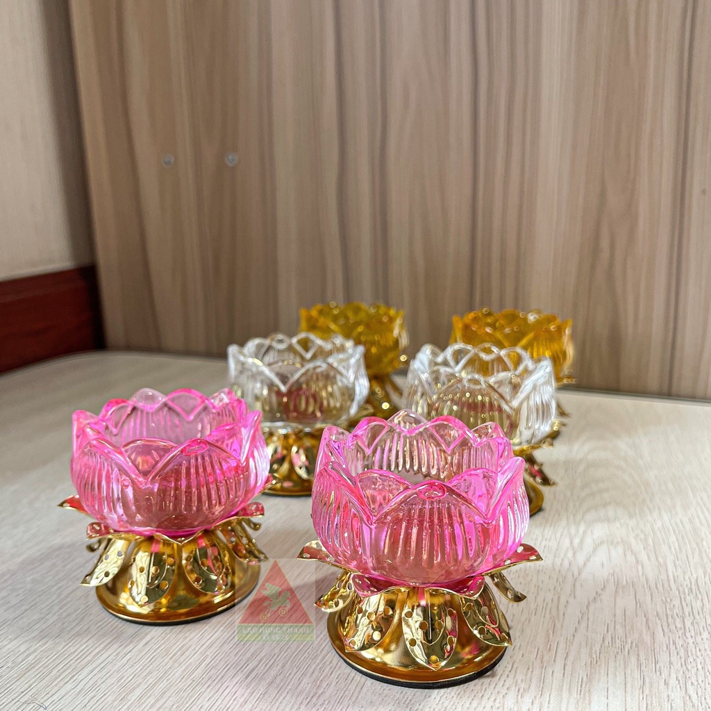 Chân Tealight Lưu Ly Sen