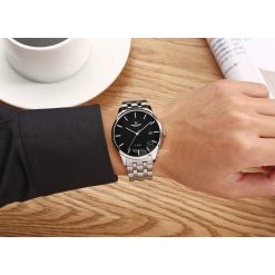 [CHÍNH HÃNG NHẬT BẢN] Đồng Hồ Nam SUNRISE SRWATCH SG10051.1101PL Đen Kính Sapphire Chống xước - Bảo Hành 12 Tháng