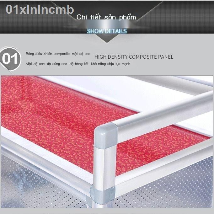 ✆ ▤ 01xlnlncmbTủ đựng chén bát gia đình tủ đơn giản kho lưu trữ hợp kim nhôm lắp ráp đa năng giá nhà bếp