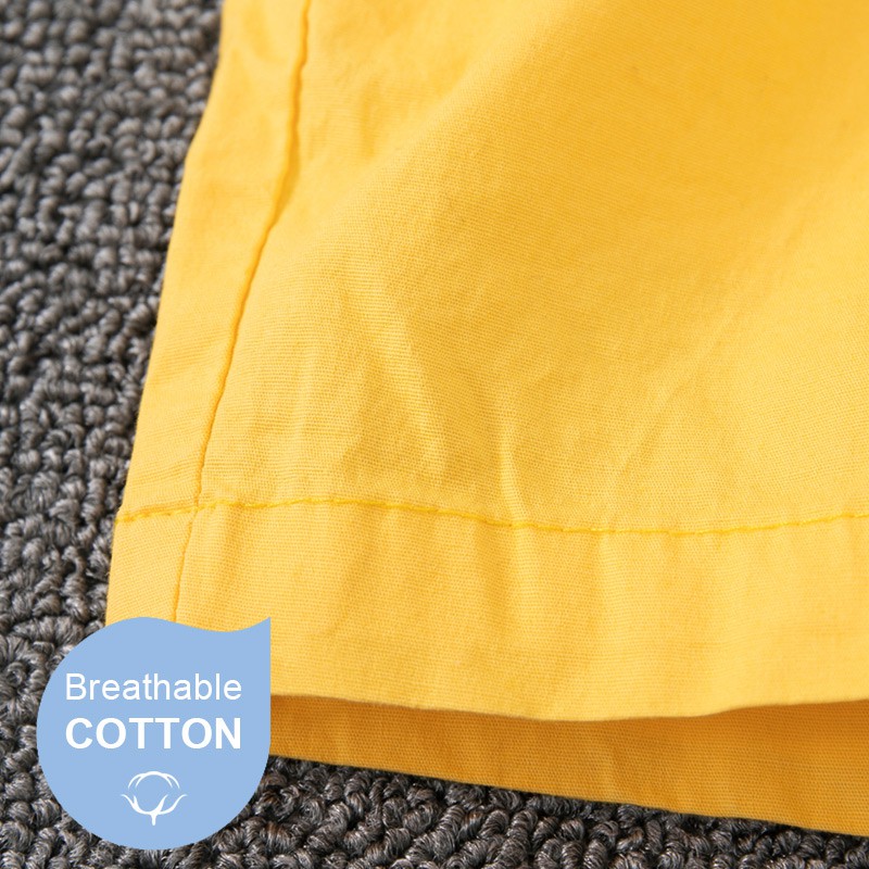 Quần Short cotton Màu Trắng Thời Trang Mùa Hè Phong Cách Hàn Quốc Cho Bé Trai