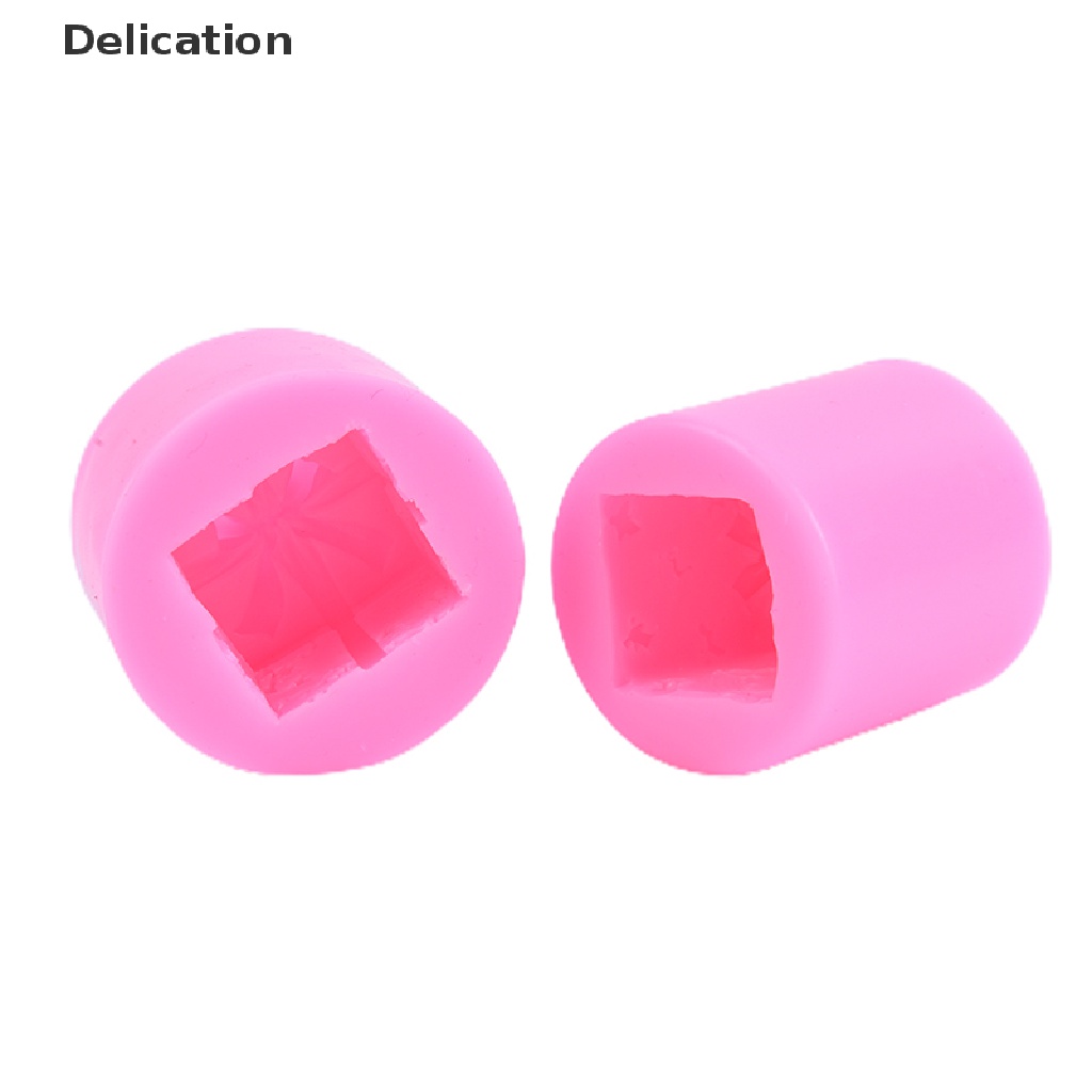 Khuôn silicon tạo hình hộp quà dùng làm xà phòng/ nến DIY đa năng