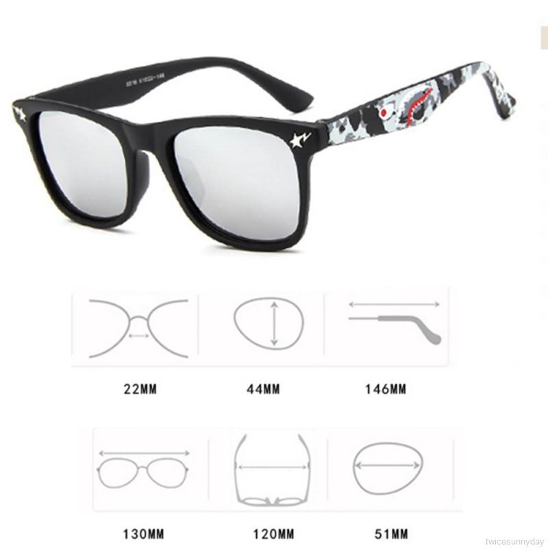 Kính mát tráng gương thời trang cho bé