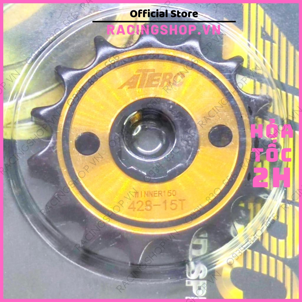 Nhông Sên Dĩa ATE chính hãng Nhông Xích exciter150 135 winner x sonic raider fi satria wave 17 dream sirius RACINGSHOPVN