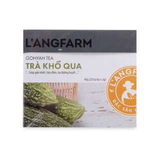 Trà khổ qua túi lọc, 20 tép, hộp
