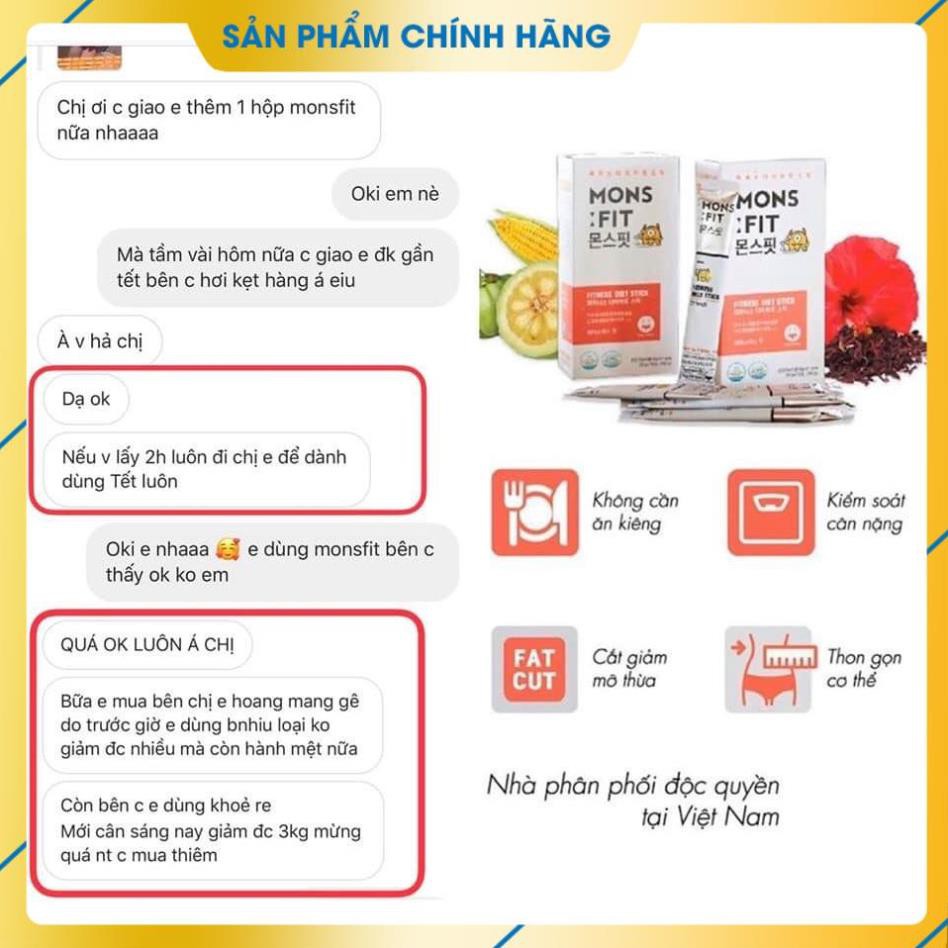 [Chính Hãng] Giảm Cân Monsfit Fitness Diet Stick | BigBuy360 - bigbuy360.vn