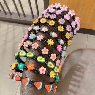 Bờm Kẹp Tóc Trái Cây, Hoa Qủa, Hoa Lá Siêu Cute (8 Kẹp) Siêu Xinh