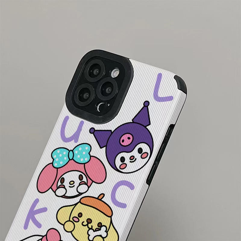 SANRIO Ốp Da Hình Hoạt Hình Dành Cho iphone 13 Pro Max i13 13pro 11 Pro Max i11 X XR Xs Max 7plus 8plus 12Pro 12 Pro Max