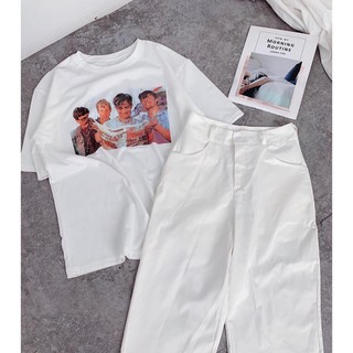 SET ÁO PULL HÌNH QUẦN TRẮNG