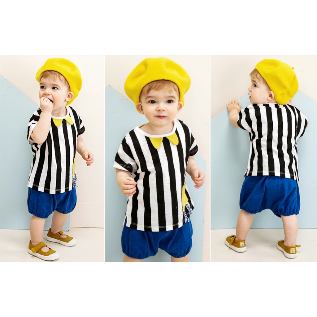 Đồ bé trai kiểu Hàn Quốc 💖 Bộ quần áo mùa hè bé trai từ 9 tháng tuổi - 5 tuổi