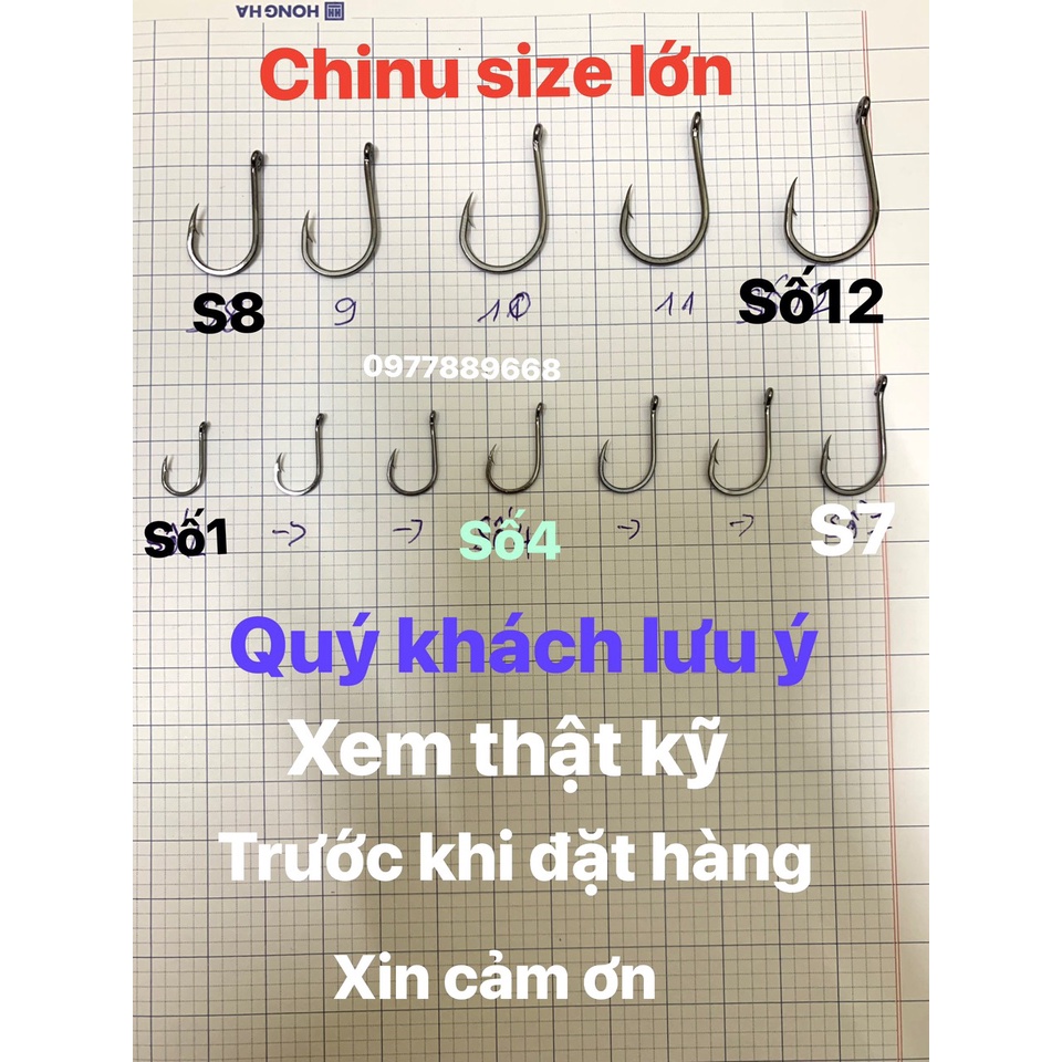 lưỡi câu chinu Xanh thép Chuyên Câu Những Loại Cá siêu to khổng lồ