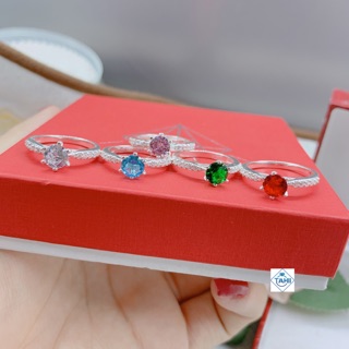 Nhẫn bạc nữ đính đá