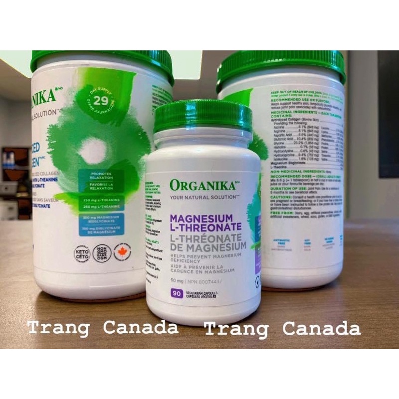 Viên uống bổ sung magnesium L-Threonate Organika 90 viên