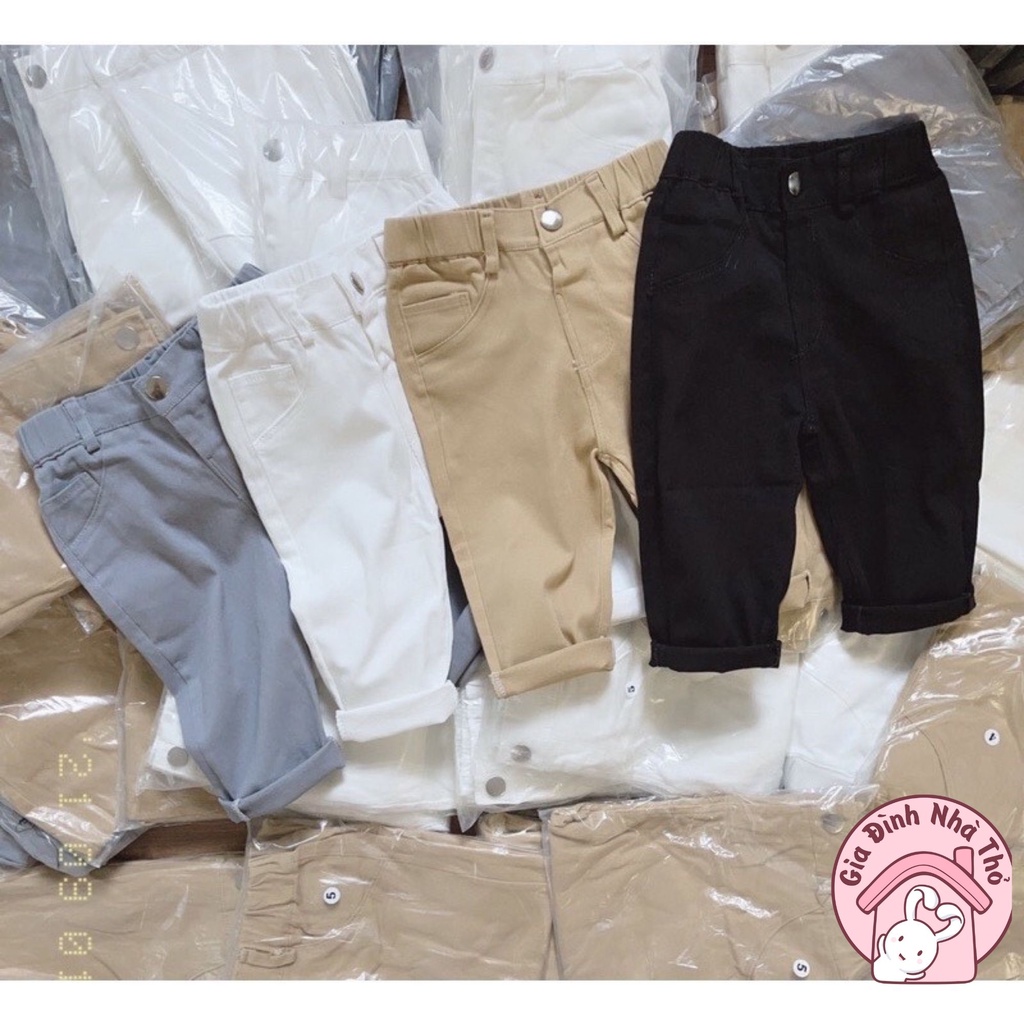 Quần kaki dài cao cấp cho bé trai đi học đi chơi