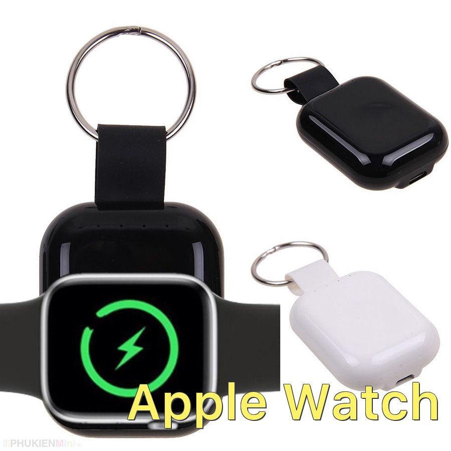  Pin sạc dự phòng không dây mini, mặt hít nam châm cho Apple Watch series 1/2/3/4 dung l