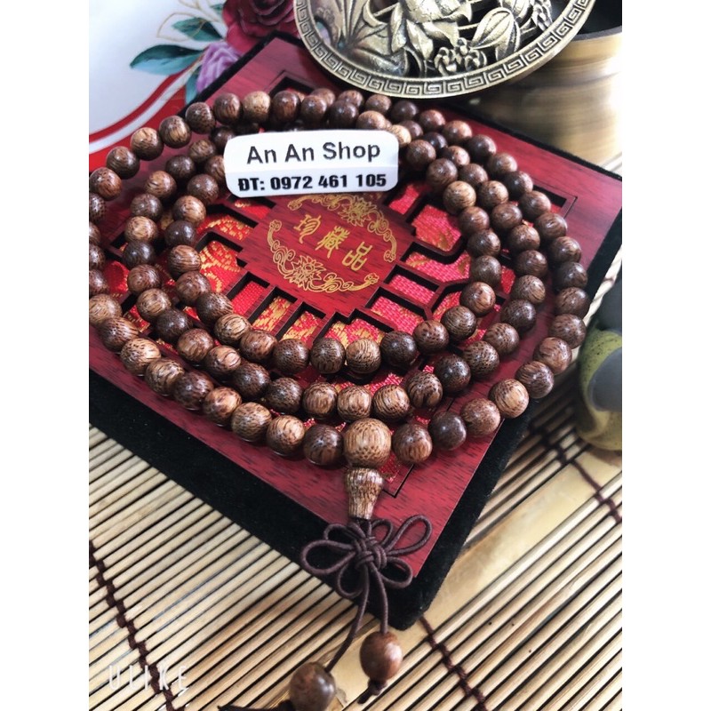 VÒNG TAY TRẦM HƯƠNG tràng 108 hạt 6ly GIÁ TẬN XƯỞNG