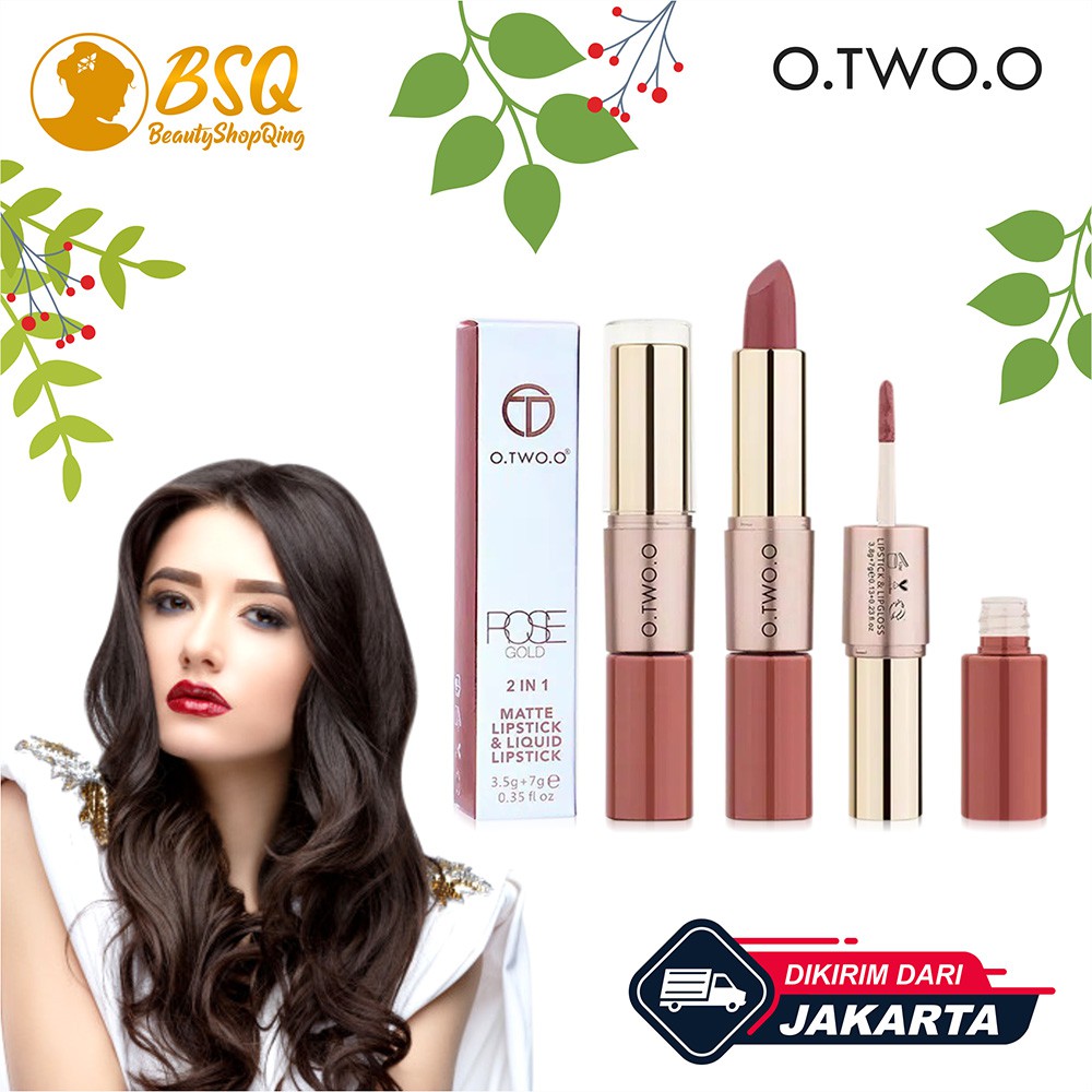 (hàng Mới Về) Son Kem Lì O.two.o N9107 Thiết Kế 2 Trong 1 Tiện Dụng | BigBuy360 - bigbuy360.vn