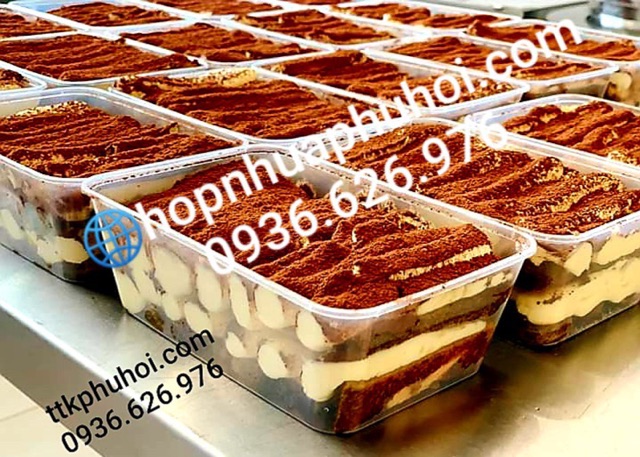 Combo 100 cái hộp hình chữ nhật thiếu 1000ml ( có nắp ) | BigBuy360 - bigbuy360.vn