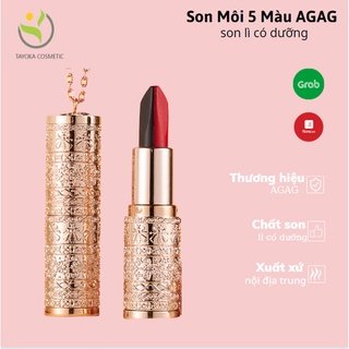 Son Môi 5 Màu AGAG Son Lì Có Dưỡng Thiết Kế Sang Chảnh TAYOKA 💙KÈM QUÀ TẶNG💙