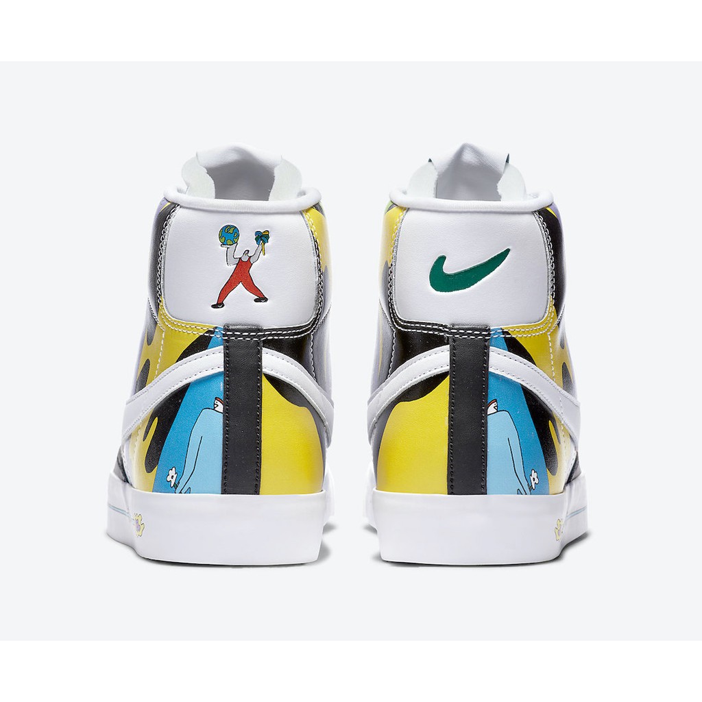 Giày Nike Chính Hãng FREESHIP Nike Mid Blazer Vintage Auth - Giày Nike Cổ Cao Classic Chính Hãng - Simple Sneaker