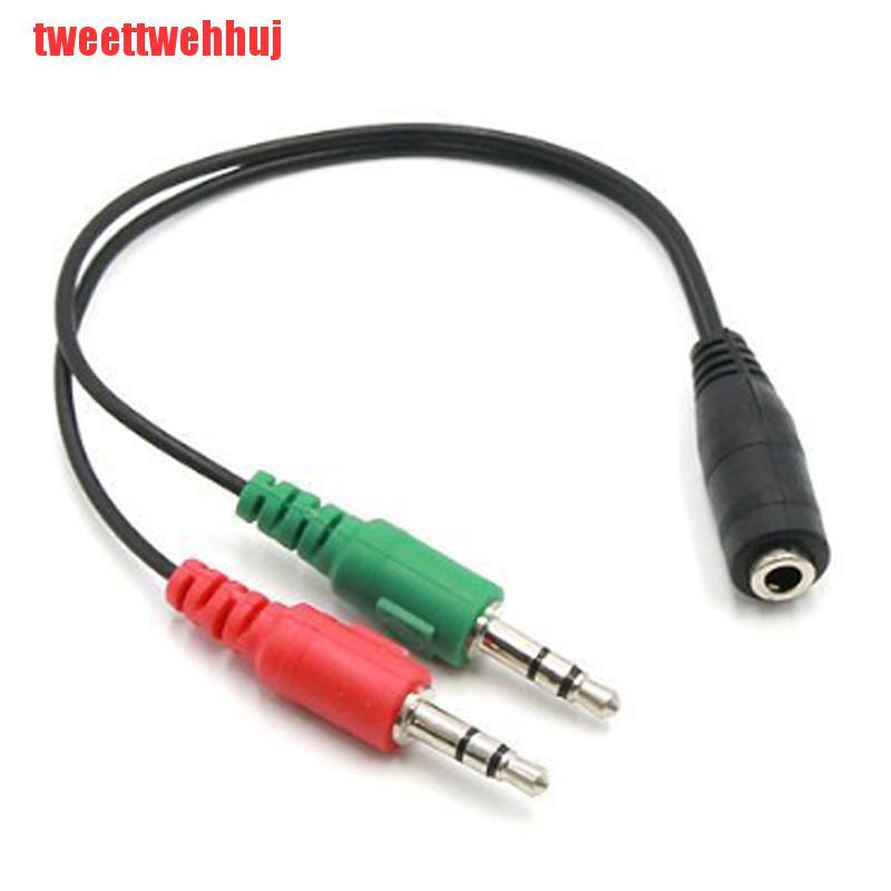 Bộ Chuyển Đổi Tai Nghe Từ Jack 3.5mm Sang 2 Đầu Cắm 3.5mm