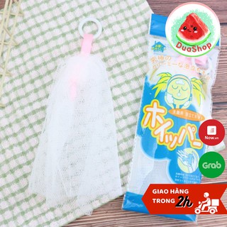 Túi lưới tạo bọt xà bông - Túi đựng xà bông tắm tạo bọt có móc treo  🍉Duashop🍉