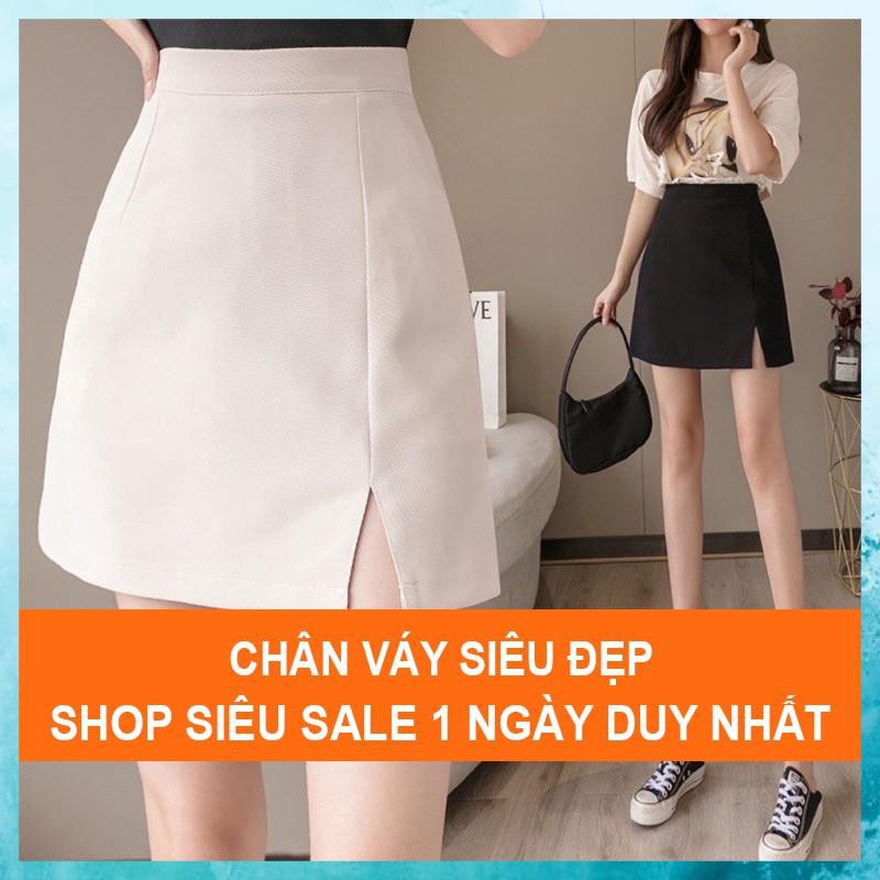 [FreeShip] Chân Váy Ngắn Chữ A Xẻ Trước, Chân Váy Chữ A Công Sở Xẻ Tà Cực Xinh Có Quần Chống Lộ - CV02 | BigBuy360 - bigbuy360.vn