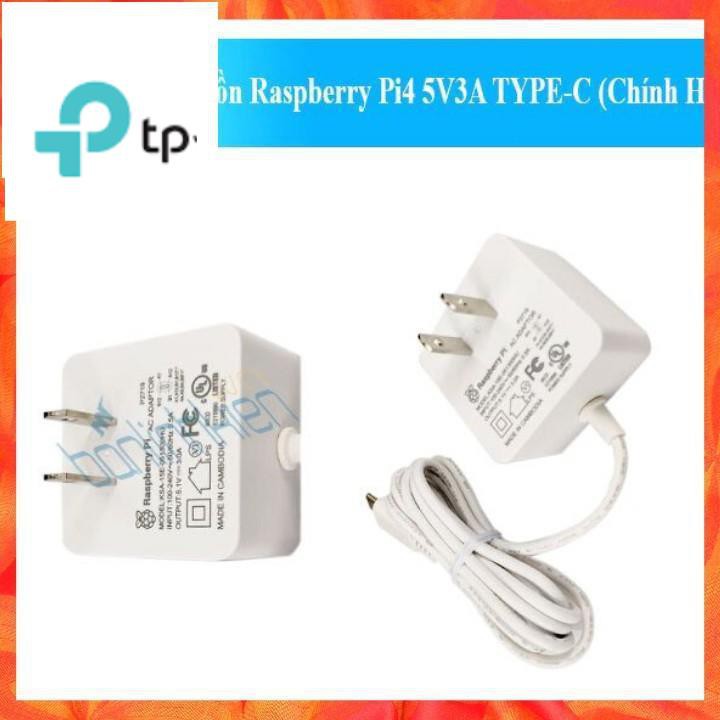 Nguồn Raspberry Pi4 5V3A TYPE-C (Chính Hãng)