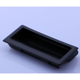Tay nắm âm nhựa đen LS537-2 85mm