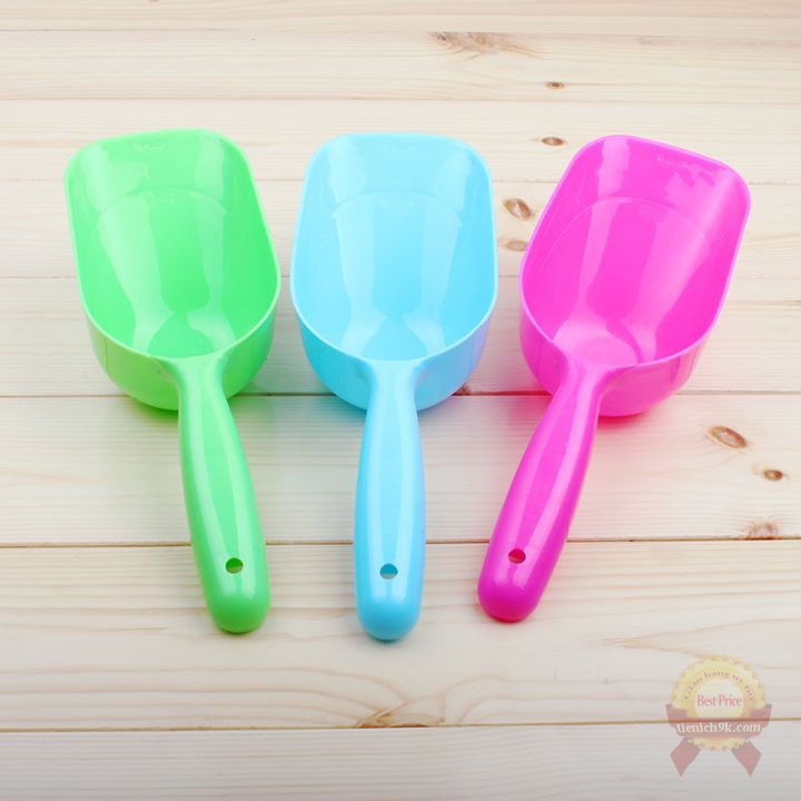 Muỗng xẻng lấy đồ ăn và xúc cát cho mèo chó loại to 24cm